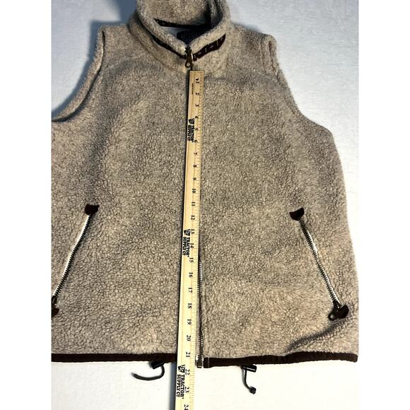 ALF by Kuhl Vintage Vest Womens Fleece Axtec Trim Full Zip Size Medium - Picture 4 of 10